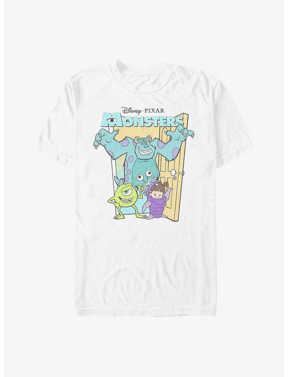Disney Pixar Monsters Inc. Mike, Sulley, and Boo Poster T-Shirt | BoxLunch