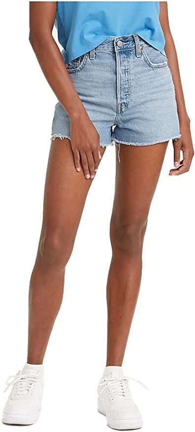 Levi's Women's Premium Ribcage Shorts | Amazon (US)