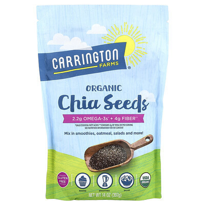 Carrington Farms, Organic Chia Seeds, 14 oz (397 g) | iHerb