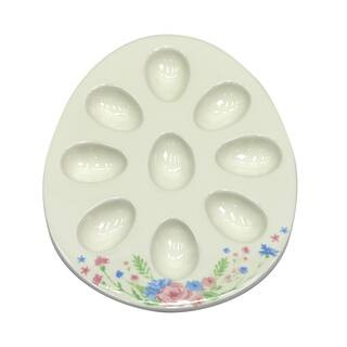 11" Ceramic Egg Plate by Celebrate It® | Michaels Stores