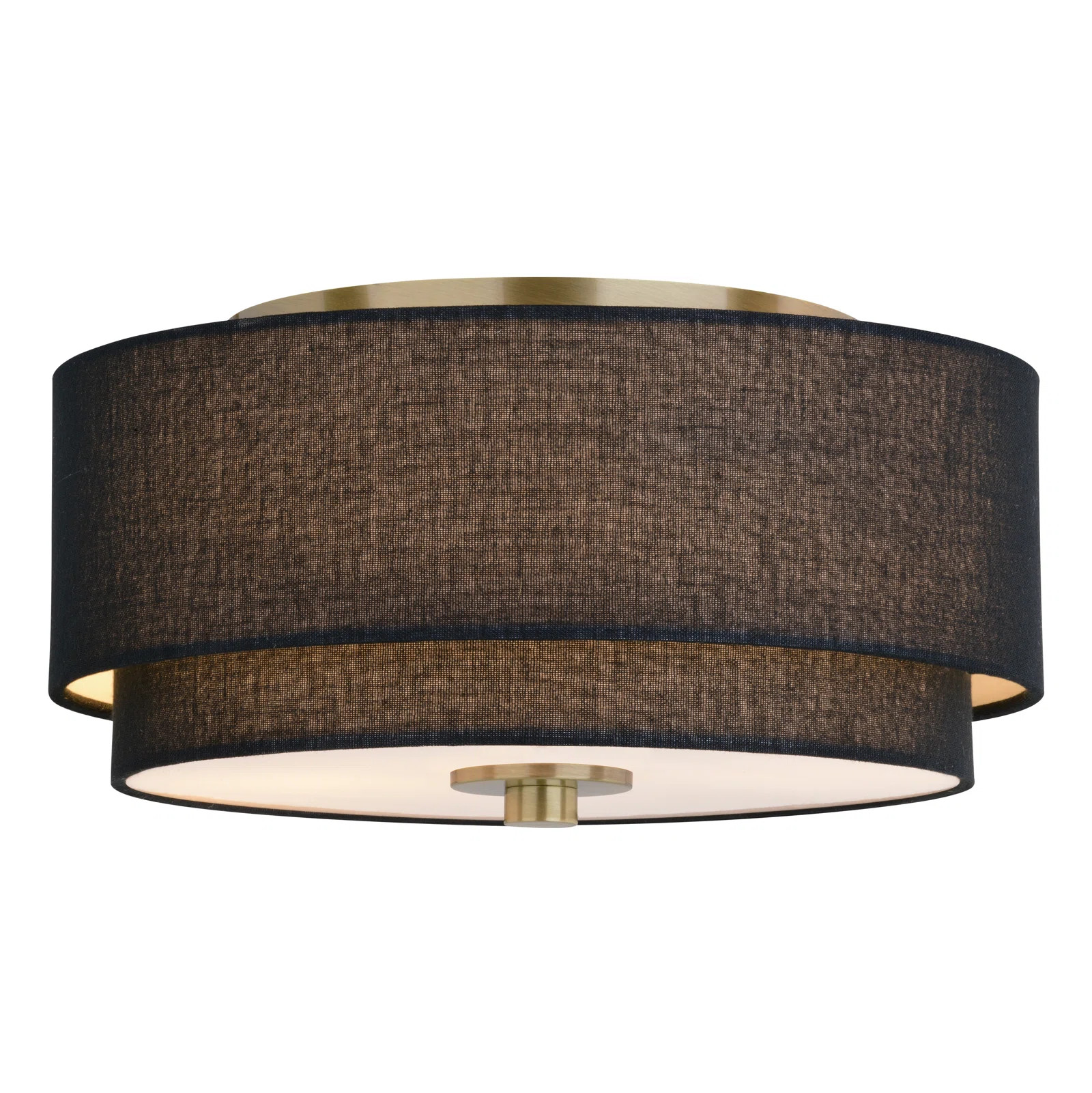 Michellemarie Mid-Century Modern Drum Semi Flush Mount Ceiling Light | Wayfair North America