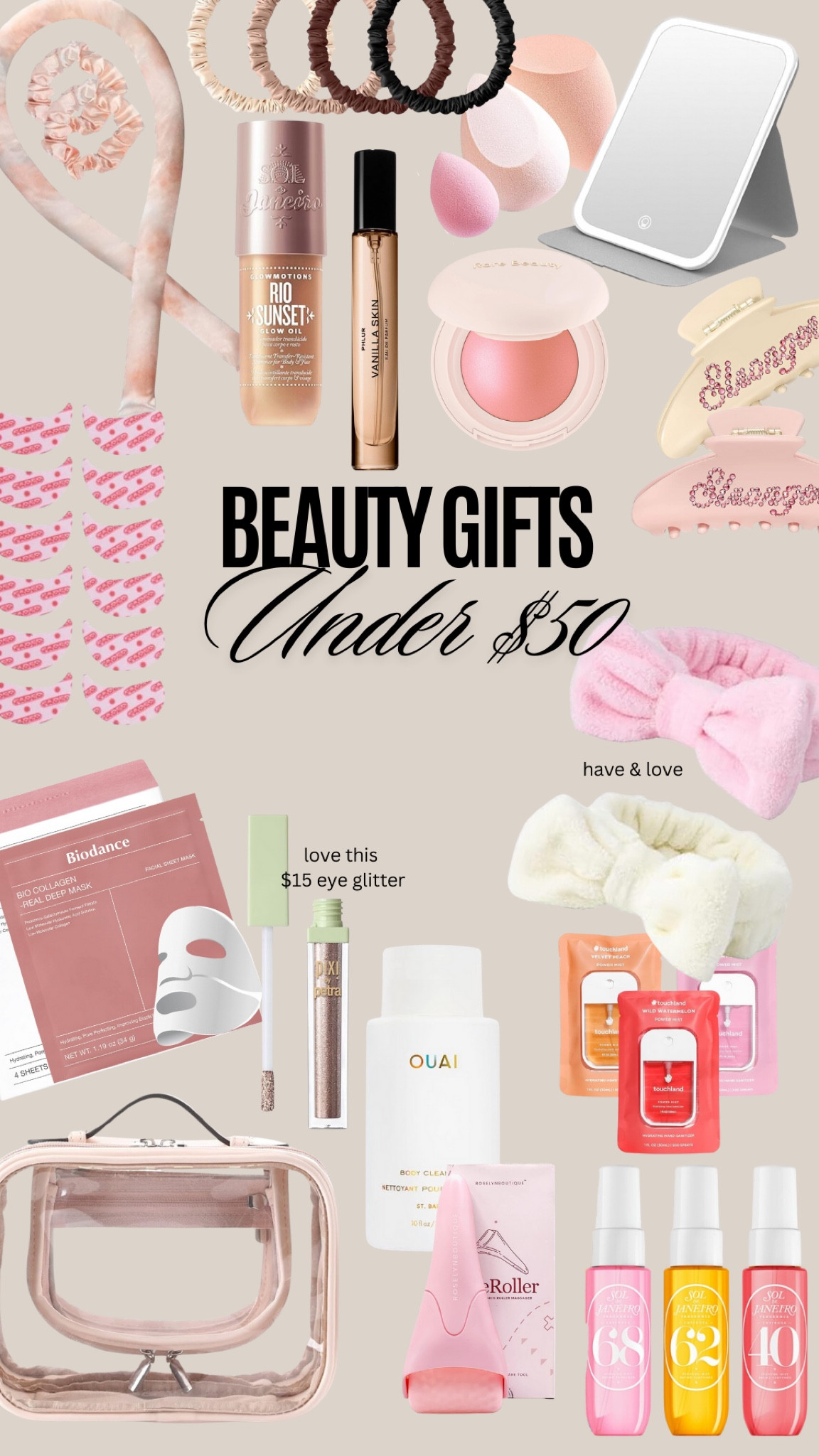 Beauty gifts under $50 💄 Amazon beauty and budget-friendly gift ideas 

#LTKBeauty #LTKGiftGuide #LTKFindsUnder50