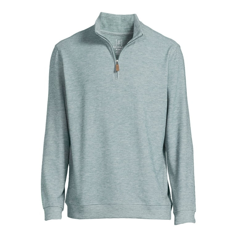 George Men's Knit Quarter Zip Pullover Top | Walmart (US)