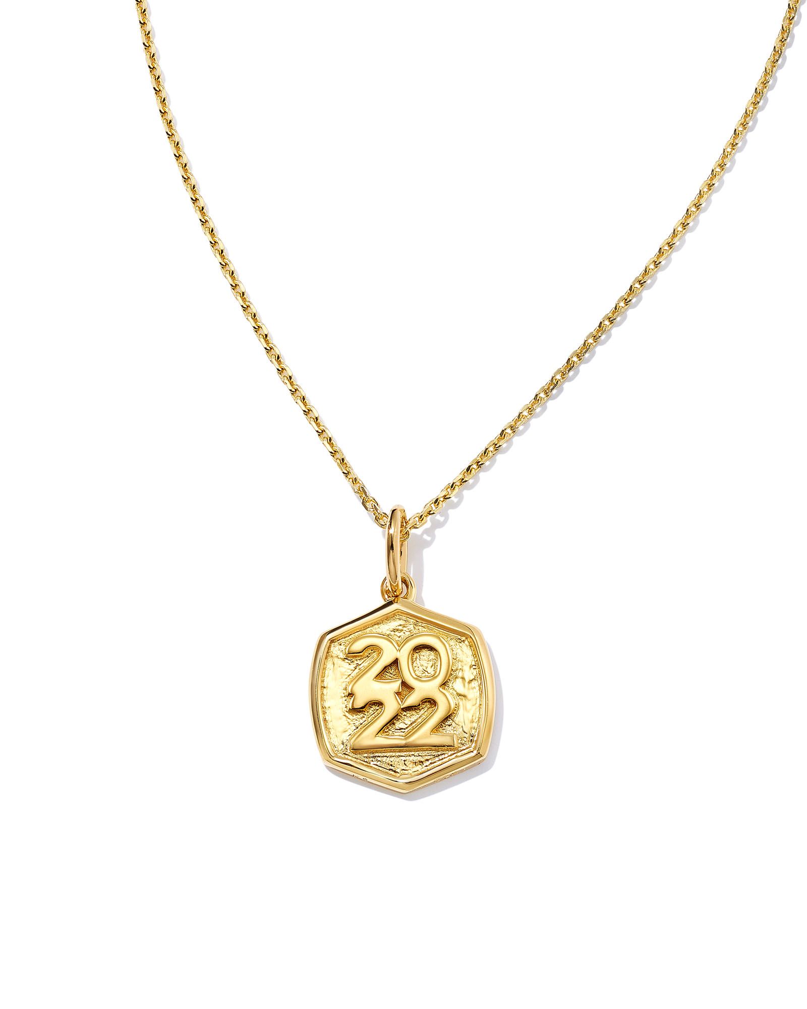 2022 Grad Charm Necklace in 18k Yellow Gold Vermeil | Kendra Scott | Kendra Scott