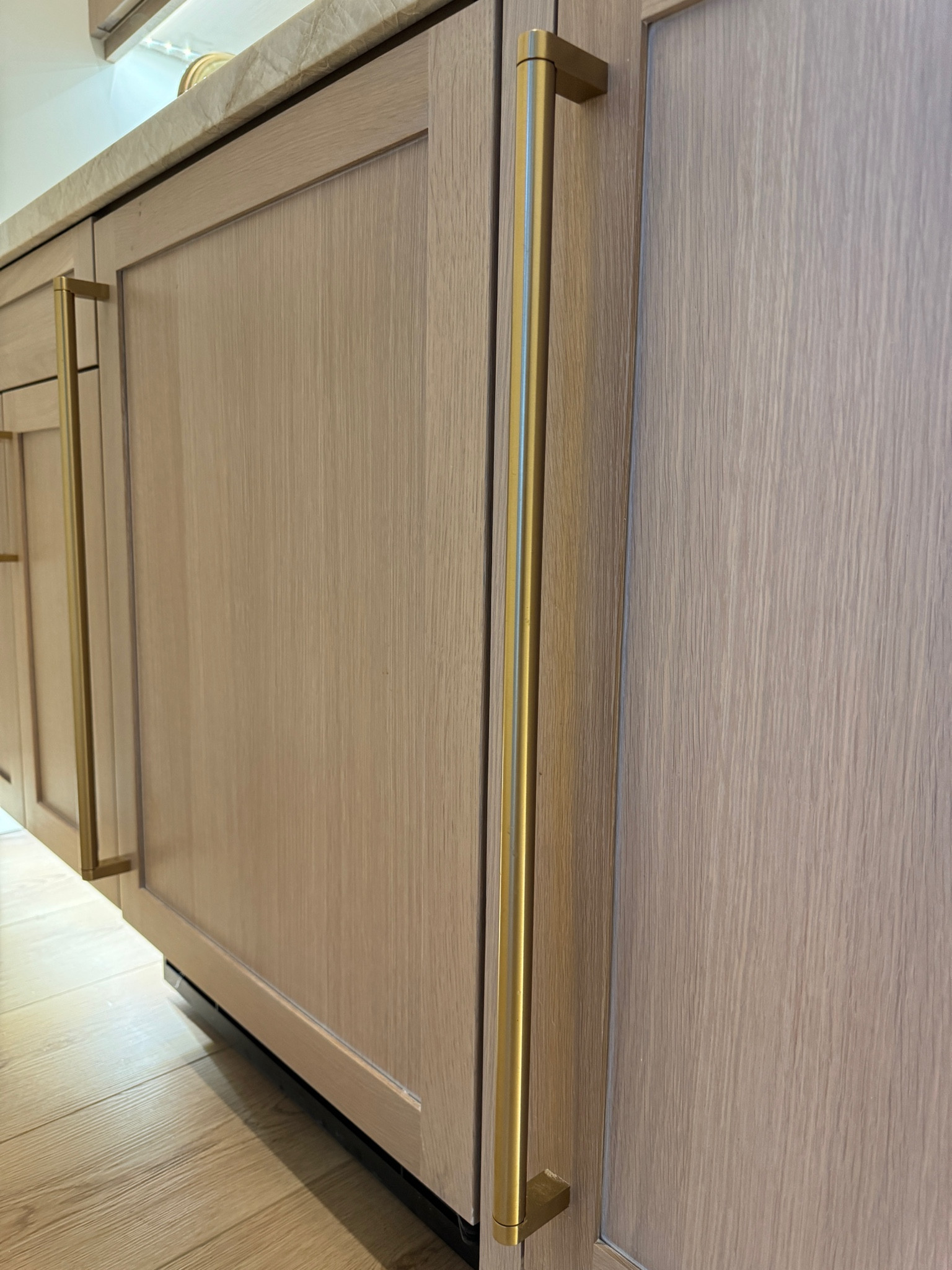 24” Appliance Pulls for paneled beverage fridge and ice maker.

#LTKFamily #LTKHome