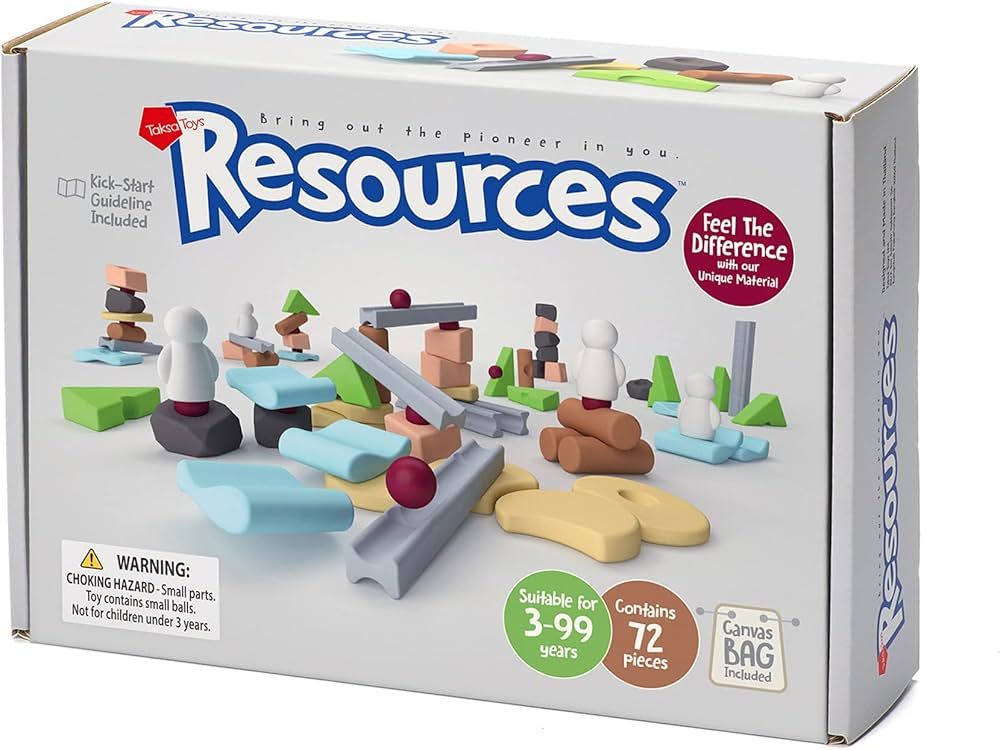 Taksa Toys Resources™ Gift Pack 72 Pcs. – Alternative Educational Building Blocks Set / Creative Ope | Amazon (US)