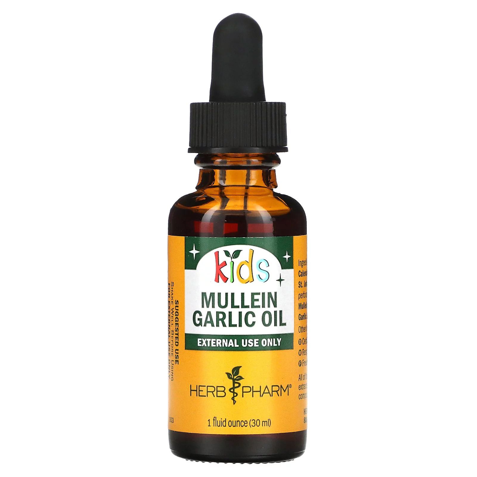 Kids Mullein Garlic Oil, 1 fl oz (30 ml), Herb Pharm | Walmart (US)