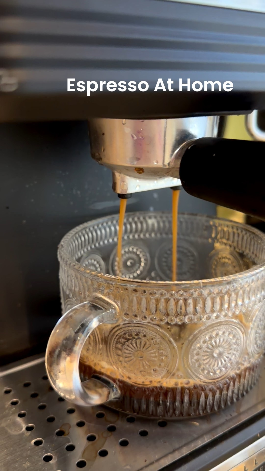 Making my cozy morning latte at home! Love my Bella Pro espresso machine. 

#LTKmorningroutine #LTKdayinmylife