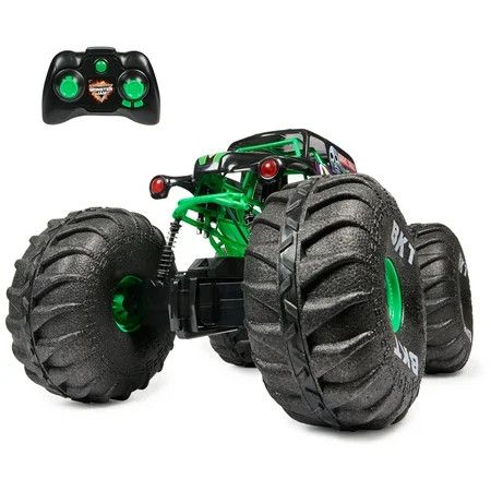 Monster Jam, Mega Grave Digger All-Terrain Remote Control Monster Truck, 1:6 Scale | Walmart (US)