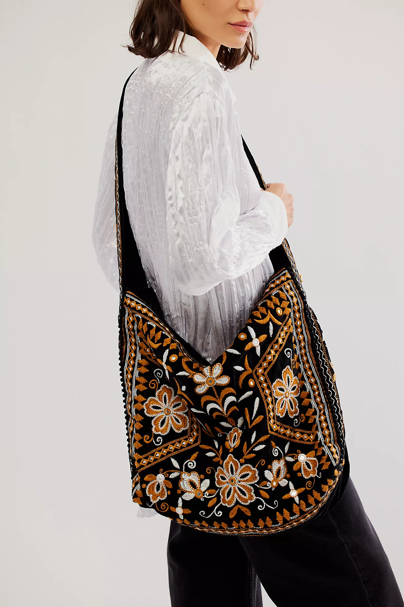 Vic Velvet Slouchy Bag | Free People (Global - UK&FR Excluded)