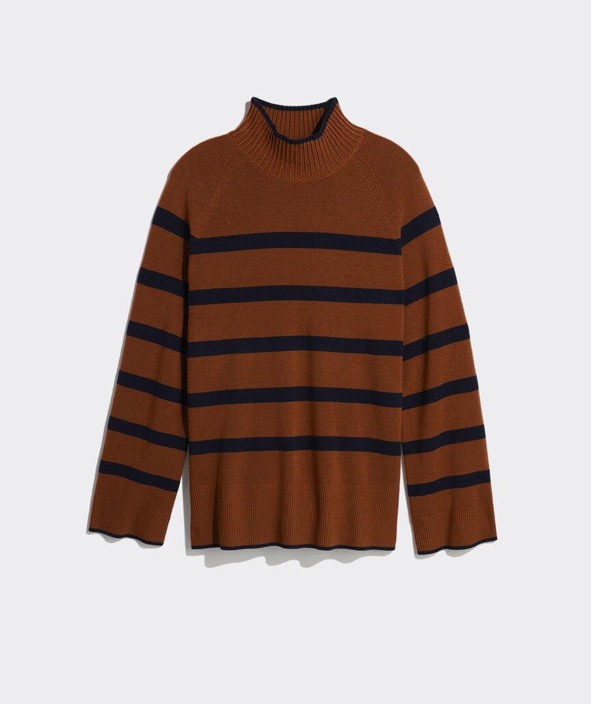 Breton Stripe Mockneck Sweater | vineyard vines
