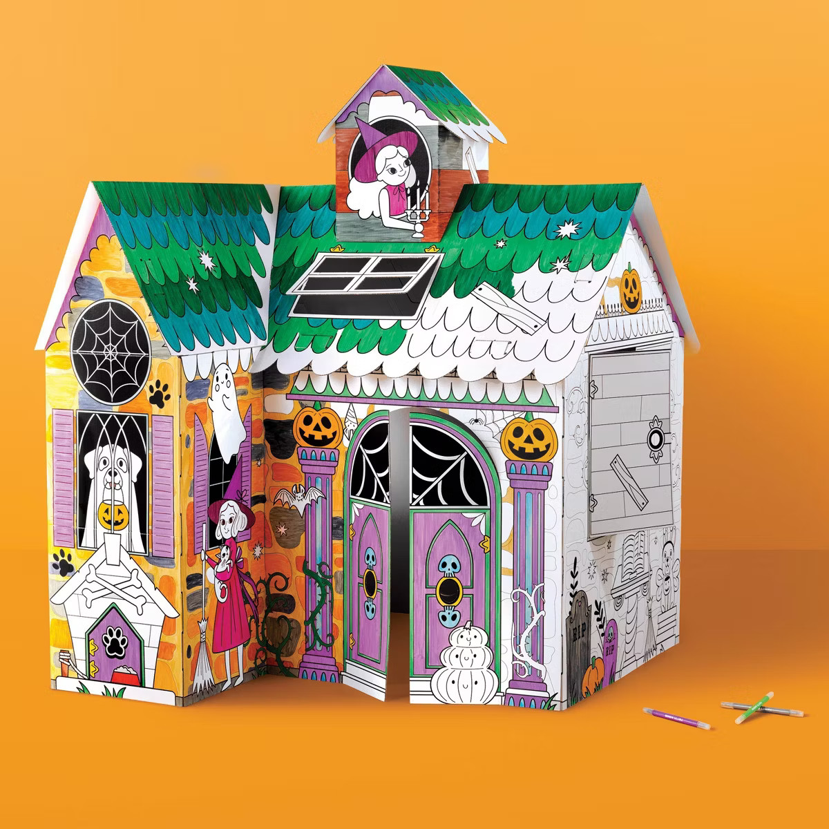 Halloween Craft Haunted House Fort - Mondo Llama™ | Target