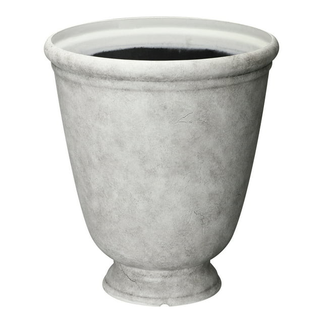 Better Homes & Gardens Ember Gray Recycled Resin Planter, 16in x 16in x 18.1in - Walmart.com | Walmart (US)