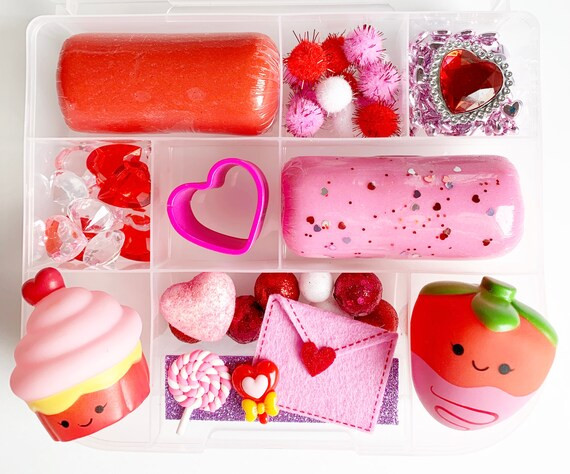 Sweet Friends Valentine Play Dough Sensory Busy Box Valentine | Etsy | Etsy (US)