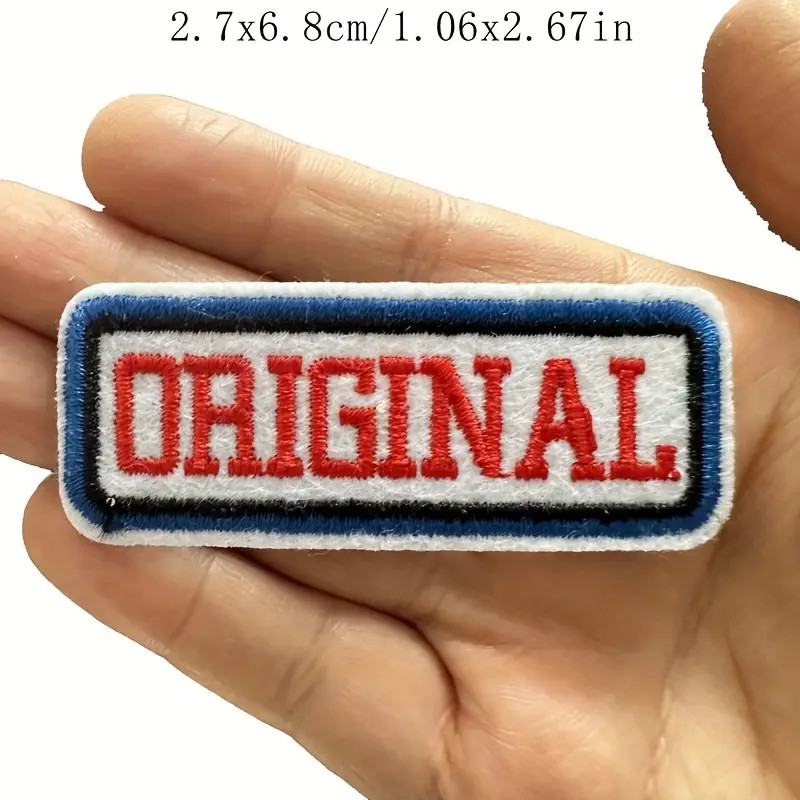 Original Letter Iron Patches Sew Embroidered Patch Diy - Temu | Temu Affiliate Program