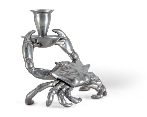 Polished Crab Candlestick | Caron's Beach House