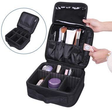 Travel Makeup Train Case and Cosmetics Organizer, Organizador de Maquillaje | Amazon (US)