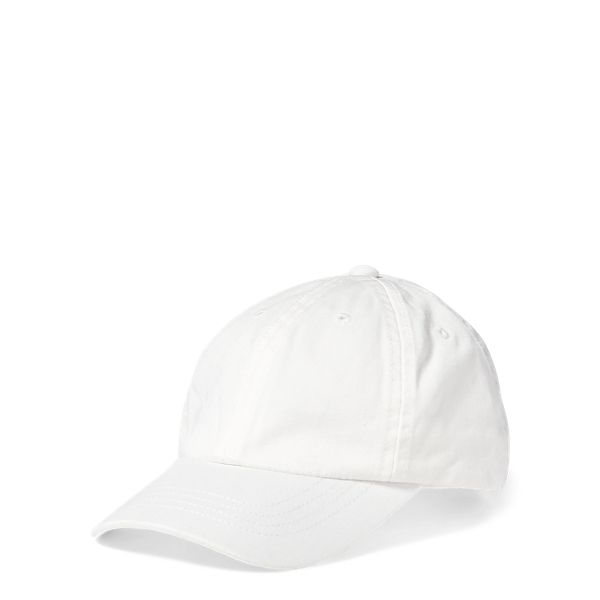 Ralph Lauren Big Kid Chino Baseball Cap White One Size | Ralph Lauren (US)