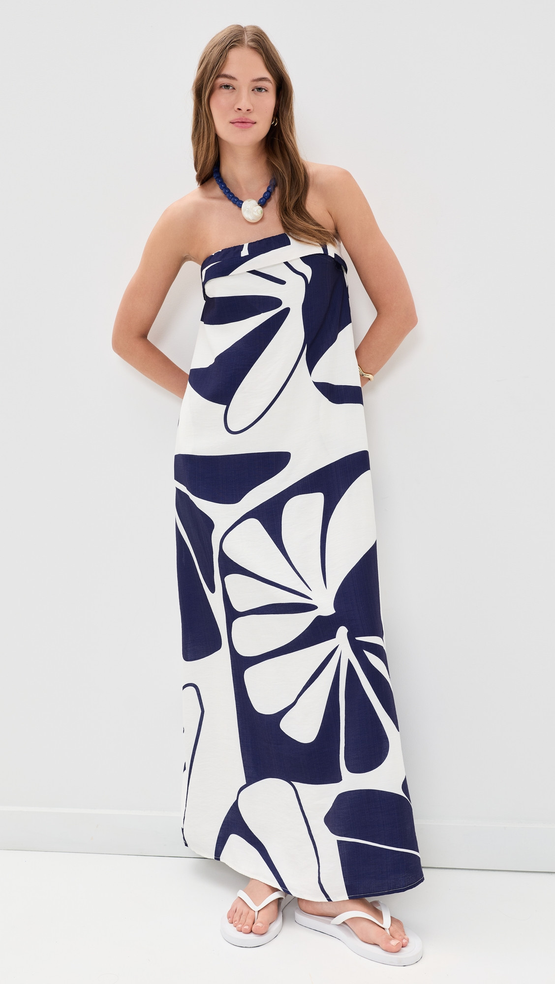 Seven Wonders Saphira Maxi Dress Sandy Navy/White XL | Shopbop