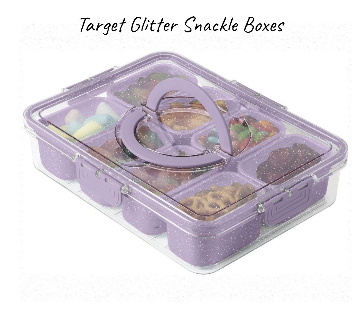 Target came out with glitter snackle boxes and I’m 💀

The viral snackle box from Amazon just got a Target upgrade…(I have the Amazon one from a few years ago, and it comes with me religiously every day to the pool in the summer.) 

These ones are not only GlITTER!!! but dishwasher safe and each little snackle container has its own lid!! 🙌

#LTKfoodie #LTKHome #LTKmomlife