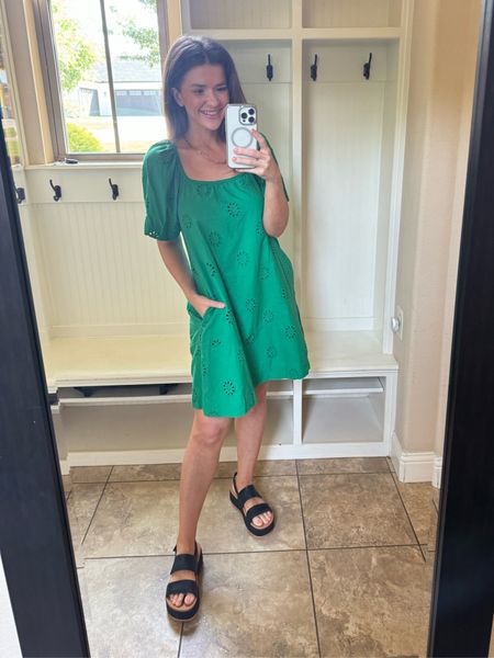 Such a comfy Summer outfit from Walmart! This dress runs large so I would size down one size. I am 5’5” and wearing a size XS.

#LTKFindsUnder50