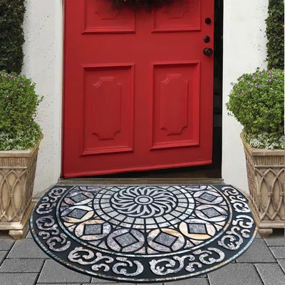 Unique Stylish Front Door Mat - Low Pile Easy Fit Door Matt - Muddy Dirt Trapping Welcome Mat, Heavy Duty Doormat Outdoor Entrance - Sweet Home Gift - | Wayfair North America