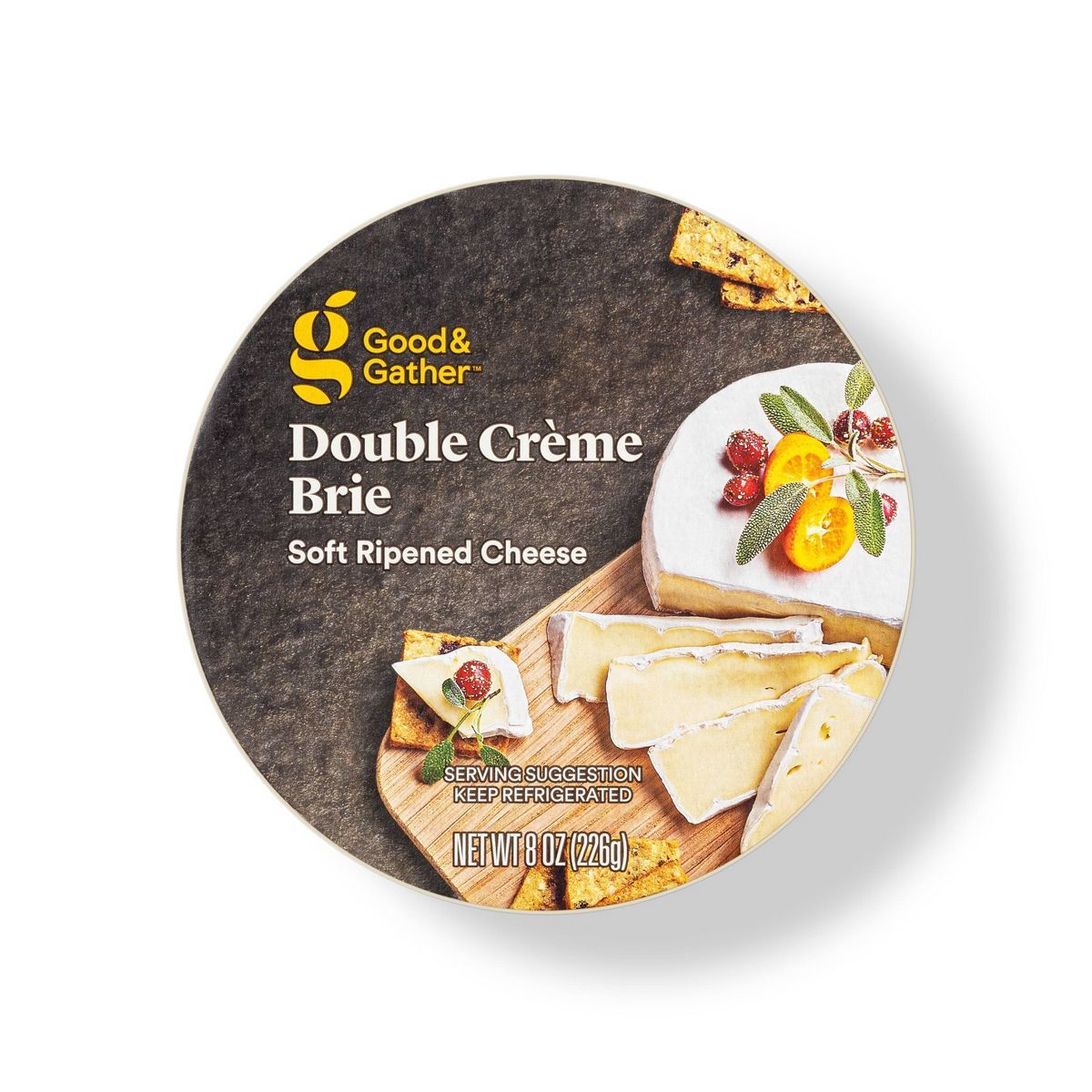 Double Crème Brie Cheese Wheel - 8oz - Good & Gather™ | Target
