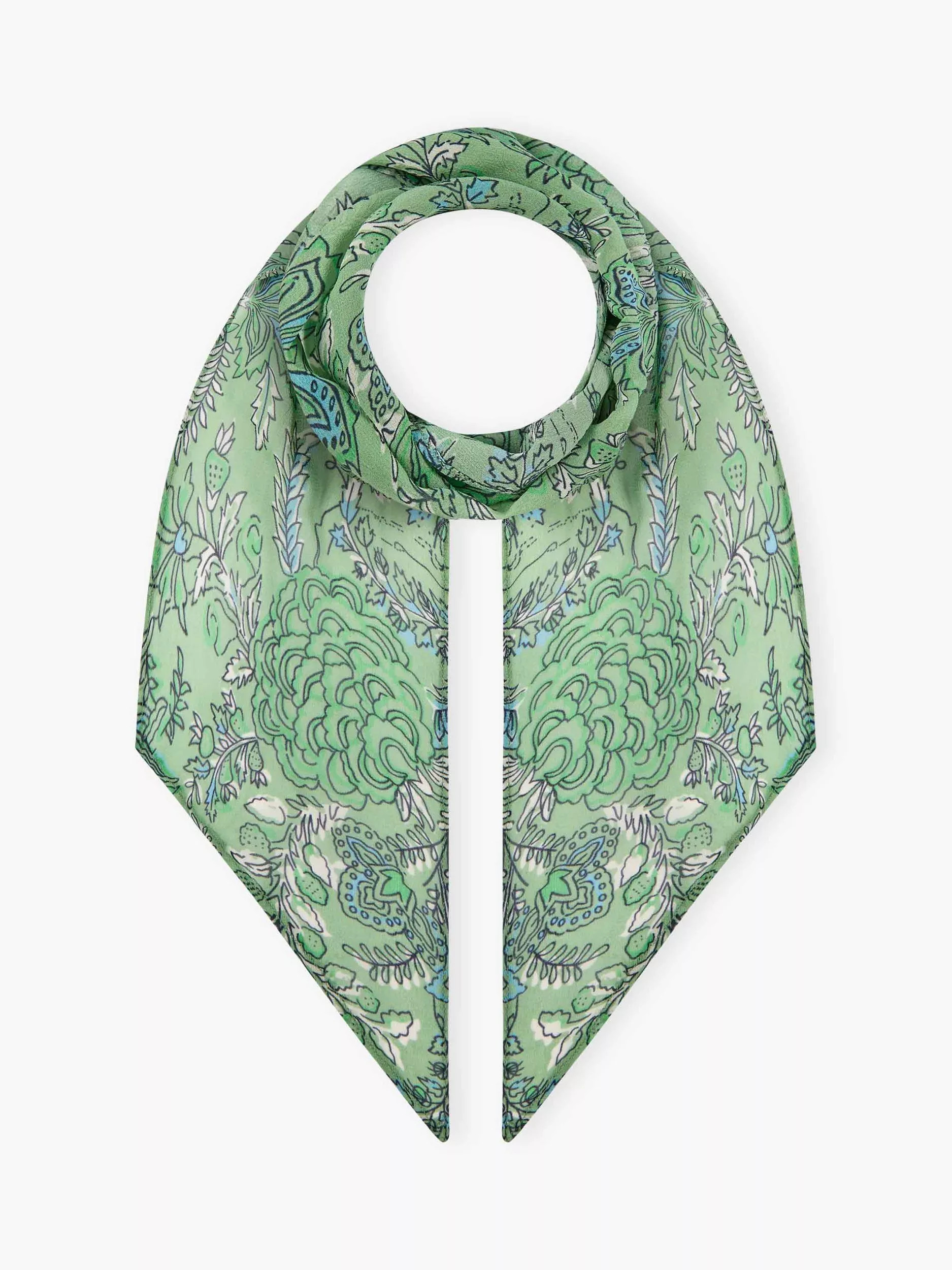 BroraSilk Floral Print Neck Tie, Multi | John Lewis (UK)