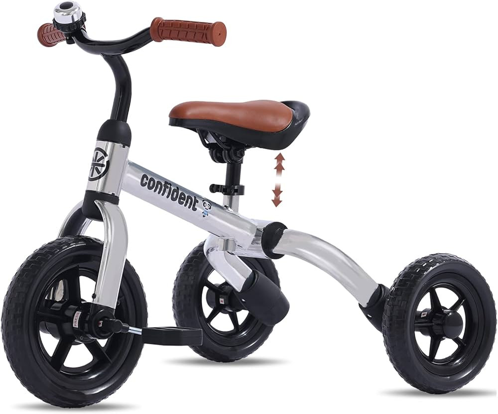 YGJT 3 in 1 Tricycle for Toddlers Age 2-5 Years Old, Folding Kids Balance Bike with Adjustable Se... | Amazon (US)