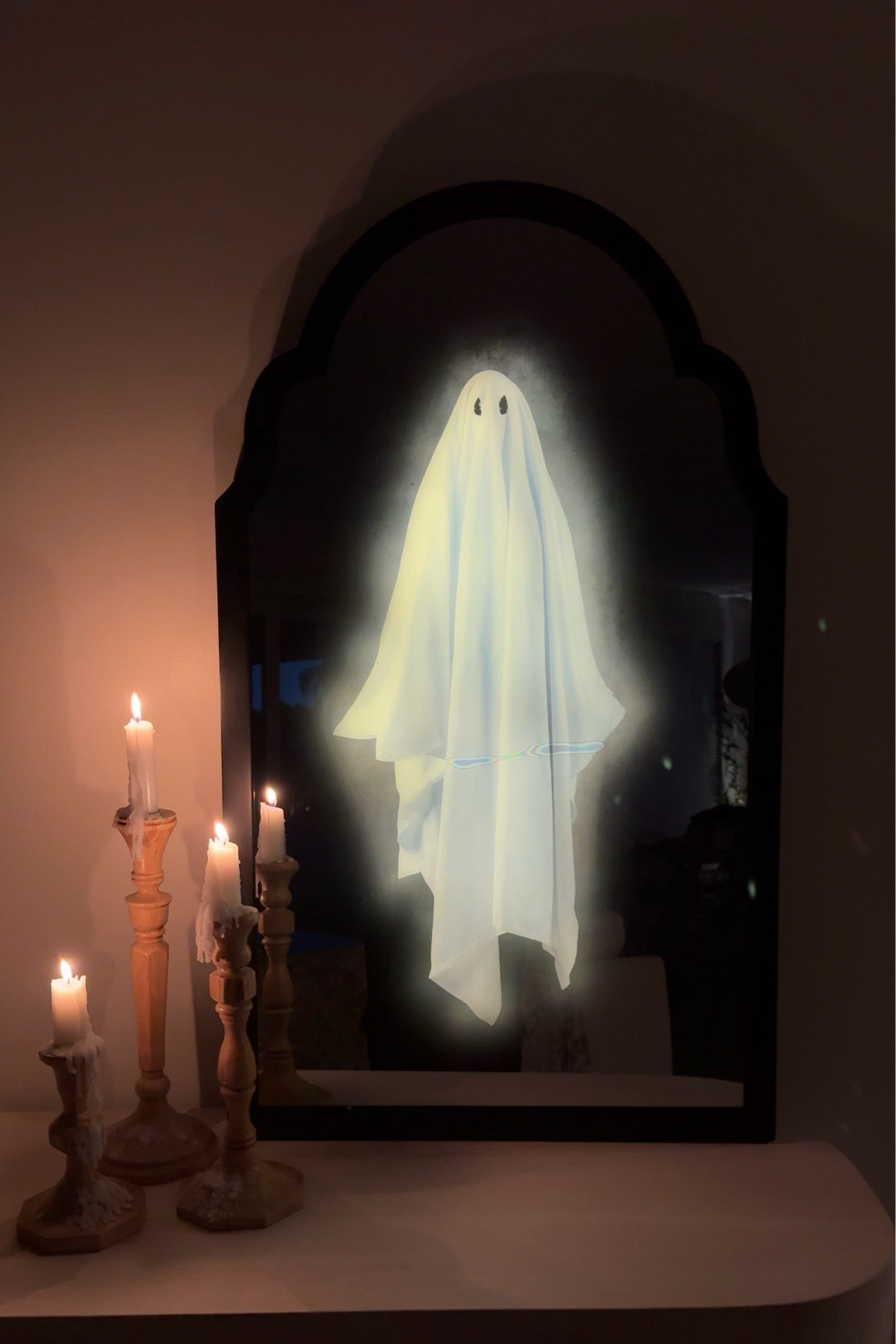 Halloween Decor Ghost Hologram Mirror 
#potterybarn 

#LTKSeasonal #LTKHome