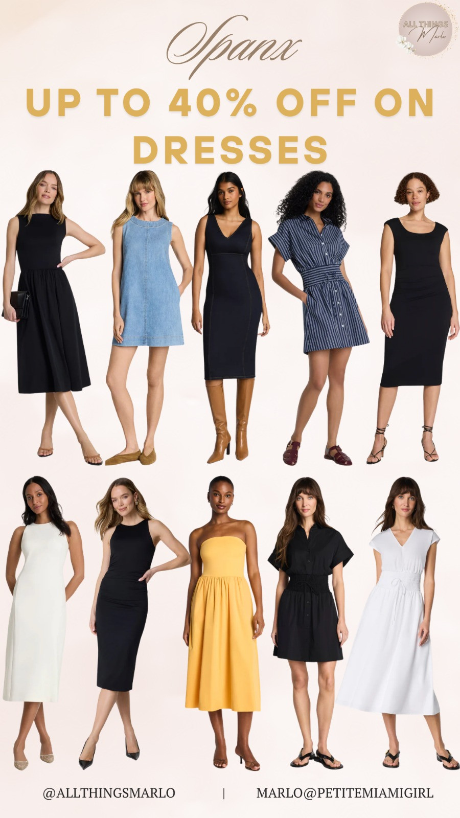Spanx up to 40% off on dresses 

 #LTKSaleAlert #LTKWorkwear #LTKTravel