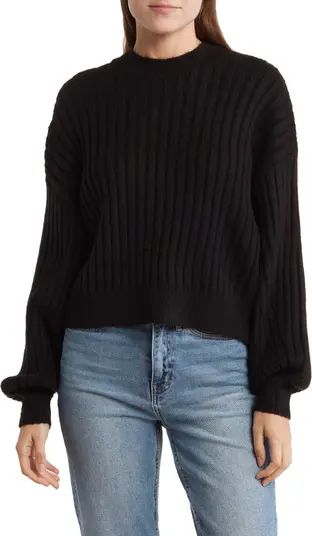 Ribbed Knit Crew Neck Sweater | Nordstrom Rack