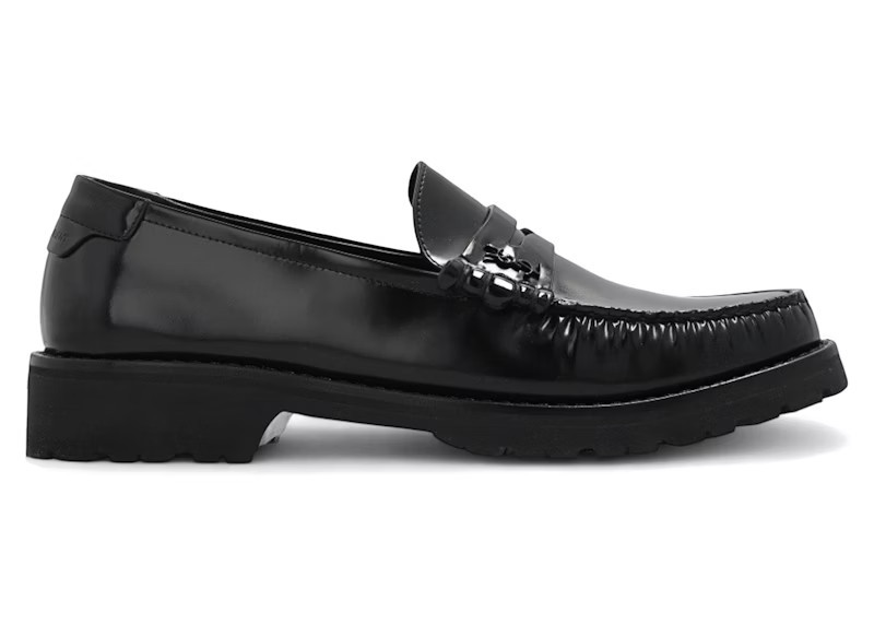 Saint Laurent Le Loafer Chunky Penny Slippers (Women's) Sneakers in Black | StockX