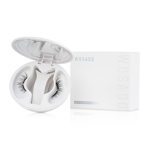 WOSADO Soft Magnetic Eyelashes Kit with Applicator, No.18 Velvet Black, Reusable Glue-free Wispy Magnetic Lashes, Cruelty-free False Lashes, Waterproof, Lightweight, Suit for Heavy Makeup | Amazon (US)