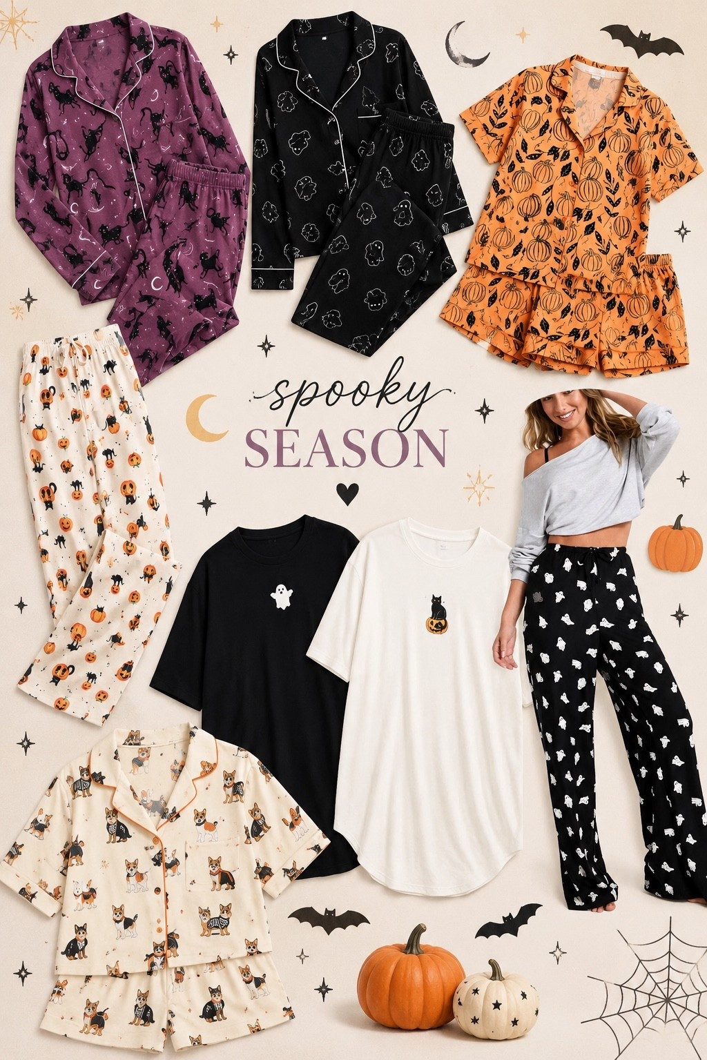 New arrivals from target! Halloween pajamas Halloween fall lounge