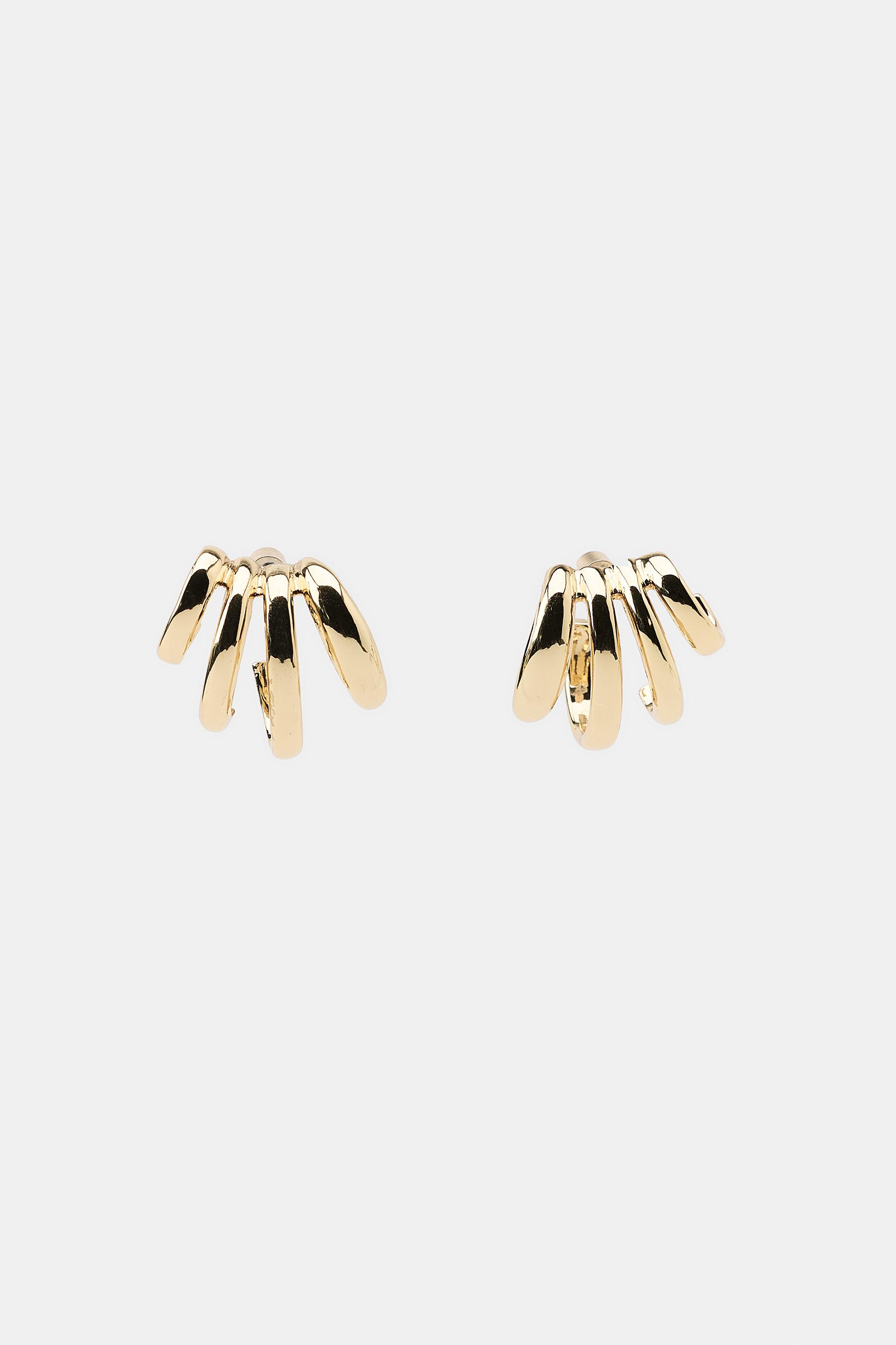 METAL HOOP EARRINGS | Zara Canada