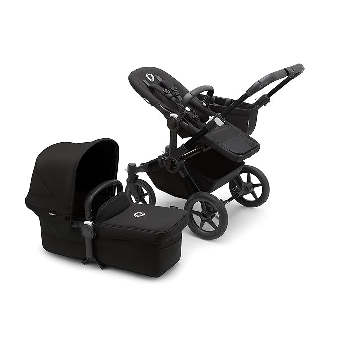 Bugaboo Donkey 5 Mono Complete - Single Stroller Converts to Side-by-Side Double Stroller, Multip... | Amazon (US)
