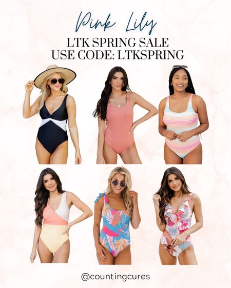 These swimsuits from Pink Lily that are on sale right now! Use code LTKSPRING upon checkout a 20% discount!

#onsalenow #summeroutfit #resortwear #fashionfinds #swimwear

#LTKSeasonal #LTKstyletip #LTKSale