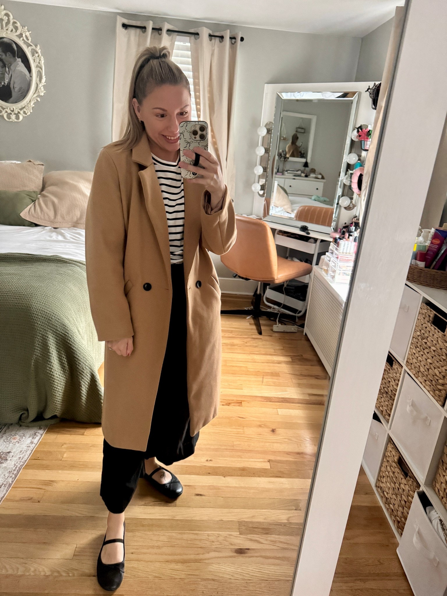 OOTD for school drop off + a busy day at the salon 🫶🏻
Not wearing the coat all day of course but had to take a pic with it since it’s a favorite and it’s on sale. 
Pants- small
Top-XS
Coat- small 
Shoes- wearing the kids ones linked in a size 5 , usually a woman’s size 7
#ootd #fallfashion #fallstyle #workootd #momstyle 


#LTKFindsUnder50 #LTKSaleAlert #LTKPetite