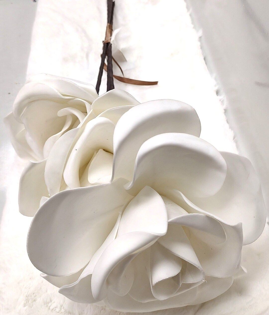 White Rose Foam Flower Pick (Set of 3) | Etsy (CAD)