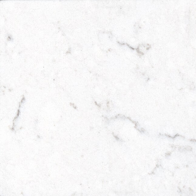 allen + roth Blushing Ivory Quartz White Kitchen Countertop Sample (4-in x 4-in) Lowes.com | Lowe's