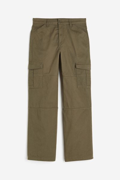 Twill cargo trousers | H&M (UK, MY, IN, SG, PH, TW, HK)