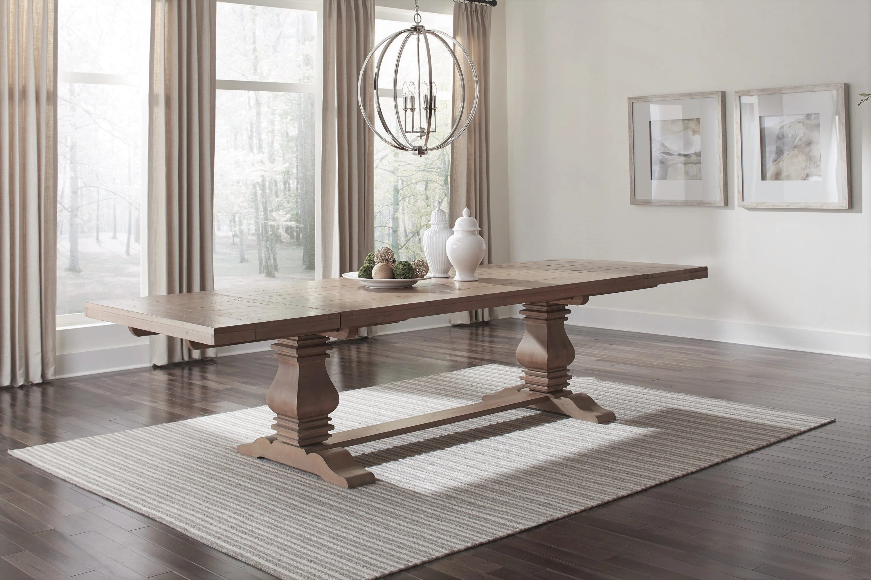 Ophelia & Co. Morriston Extendable Solid Wood Dining Table & Reviews | Wayfair | Wayfair North America