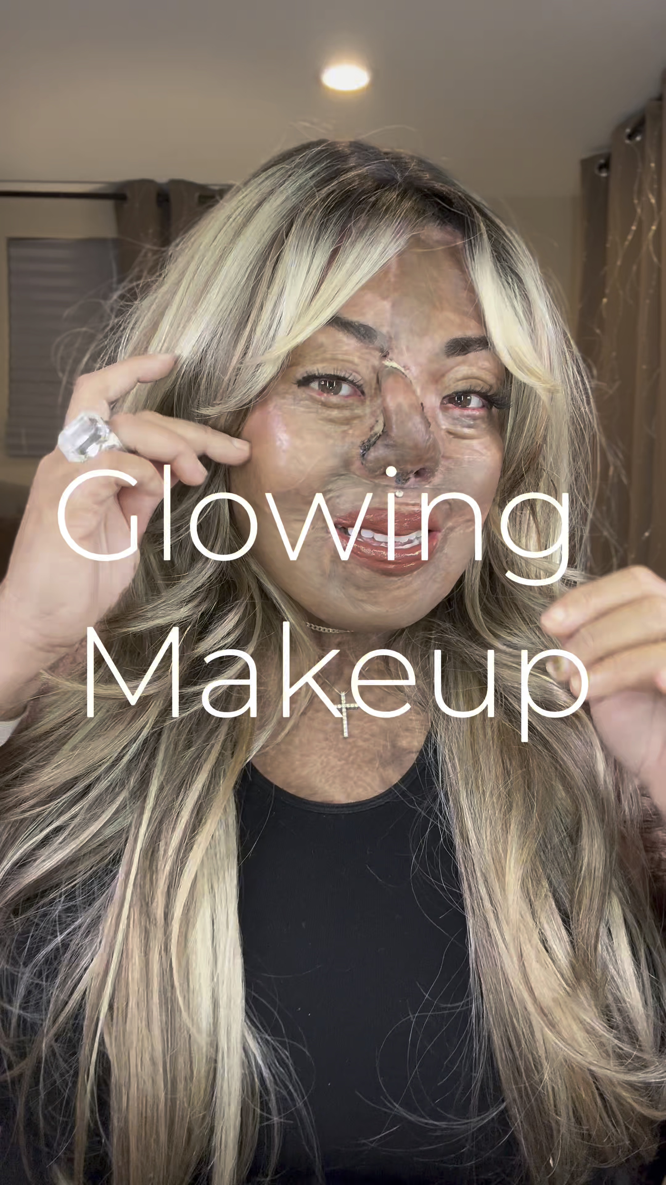 A true glow starts from within, but I like to enhance mine by layering skin care and makeup designed to create an outer glow that makes me smile.🦋

✨Hard Candy Sheer Envy Glow Serum Primer
✨Purlisse Sheer Glow Strawberry Vitamin C Tinted Moisturizer (I mixed in 2 pumps of 👇🏽
✨Hard Candy Just Glow Luminizer in BRONZE GLOW
✨Dibs The Duet: Baked Bronzer Duo in SPICED CHAI
✨Ciate London Glow To Illuminating Blush in PERFECT MATCH
✨Kaely Black Gel Eyeliner Pencil in NATURAL BLACK ‼️(smudges and is definitely NOT waterproof as advertised) so I recommend👇🏽
✨Milani Stay Put Eyeliner in AFTER DARK 
✨Benefit Cosmetics BENETINT
✨Patrick Ta Silky Lip Creme in COMPLICATED
✨FreeTress Equal Curtain Bangs HD Lace Front Wig Bombshell in HI-VANILLA 

niacinamide, retinol, blemish serum, glow recipe, hyaluronic serum

#LTKOver40 #LTKBeauty #LTKWatchNow