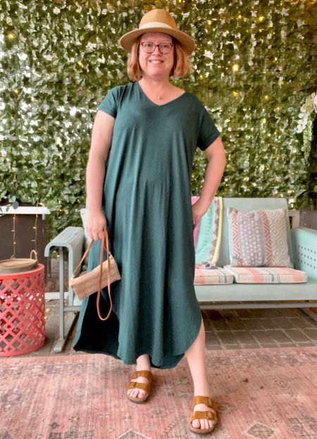 My go-to travel dress for summer and spring vacations! It’s like wearing a nightgown out in public. There’s a slit on each side and it has pockets. The fabric is soft and wrinkle-resistant making it the perfect travel outfit!

#LTKfindsunder50 #LTKtravel #LTKplussize