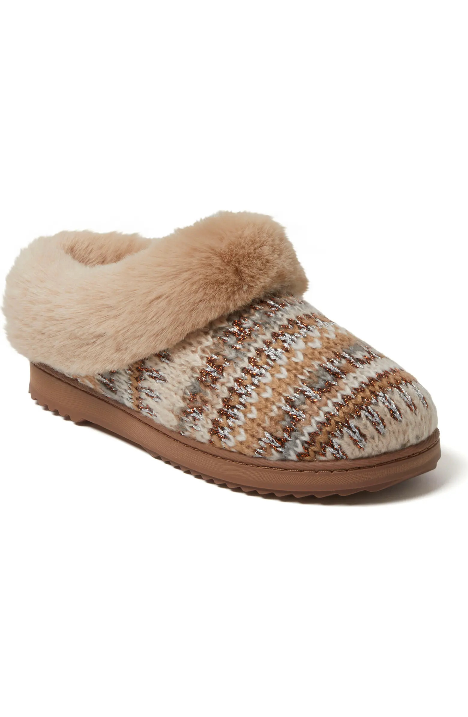 DEARFOAMS Hannah Festive Knit Clog Slipper (Women) | Nordstrom | Nordstrom
