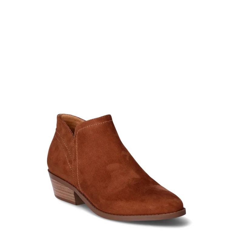 Time and Tru Women's Core Ankle Boots, Wide Width Available | Walmart (US)