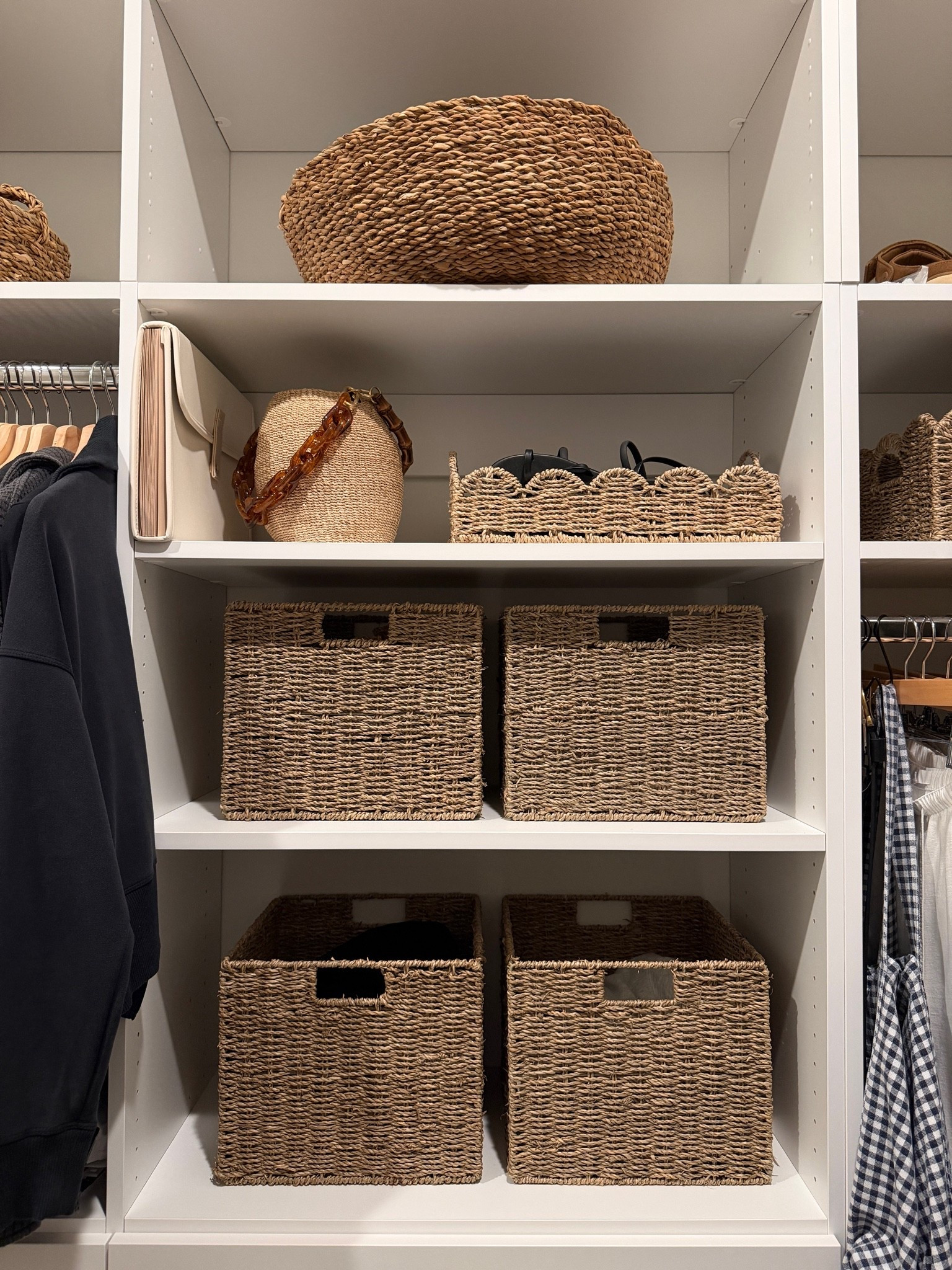 Give me all the baskets 🤗 organized closet, organizing