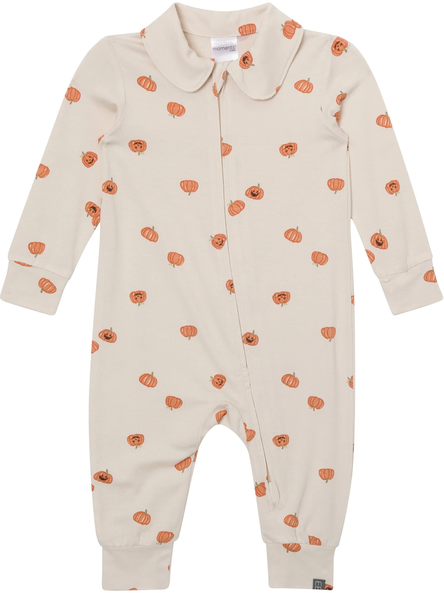 Modern Moments by Gerber Baby Boy Two-Way Zip Viscose Halloween Peter Pan Coverall, Sizes Newborn... | Walmart (US)