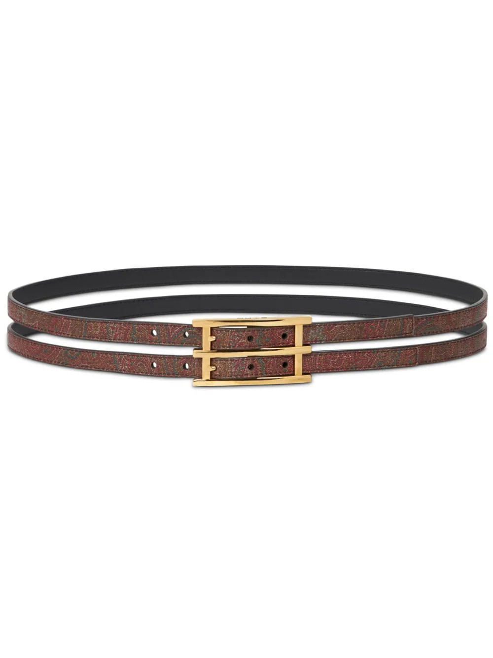 ETRO Reversible Leather Belt | Black | FARFETCH ES | Farfetch Global